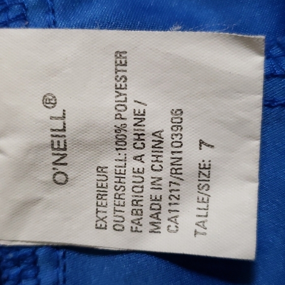 ONEILL Blue Boardshort Women's Size 7 Board Shorts - Picture 7 of 8